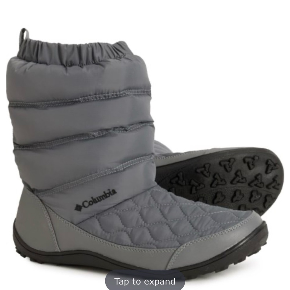 Columbia Gray Waterproof Winter Boots size 10.5